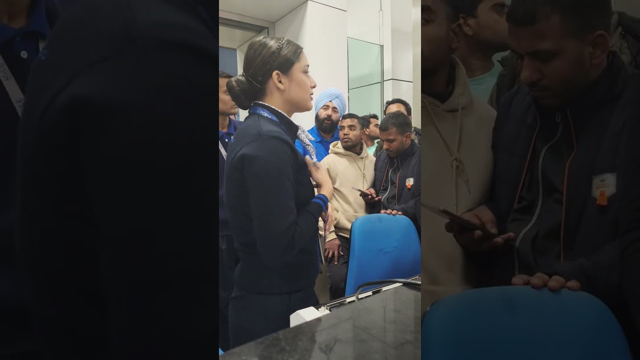 Indigo passenger CRYING, international Flight delayed.