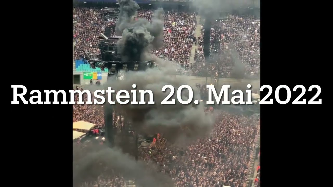 Unwetterunterbrechung bei Rammstein in Leipzig - 20. Mai 2022