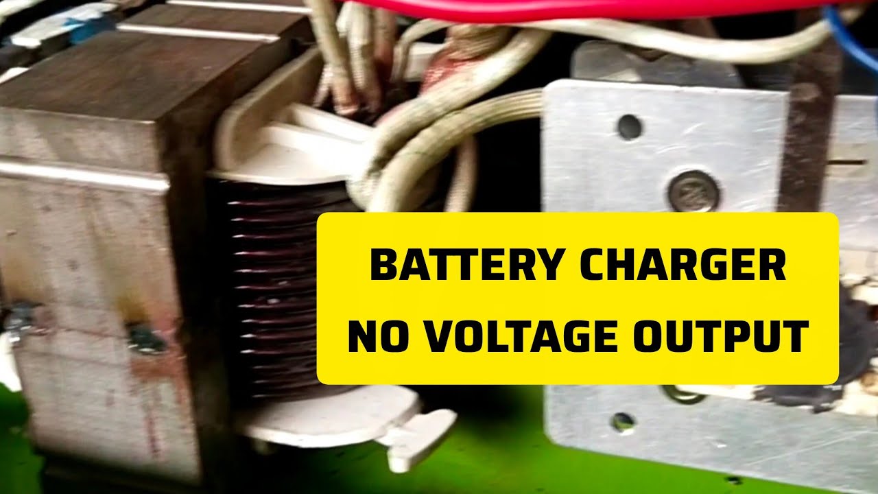 Battery Charger No Voltage Output Repaired