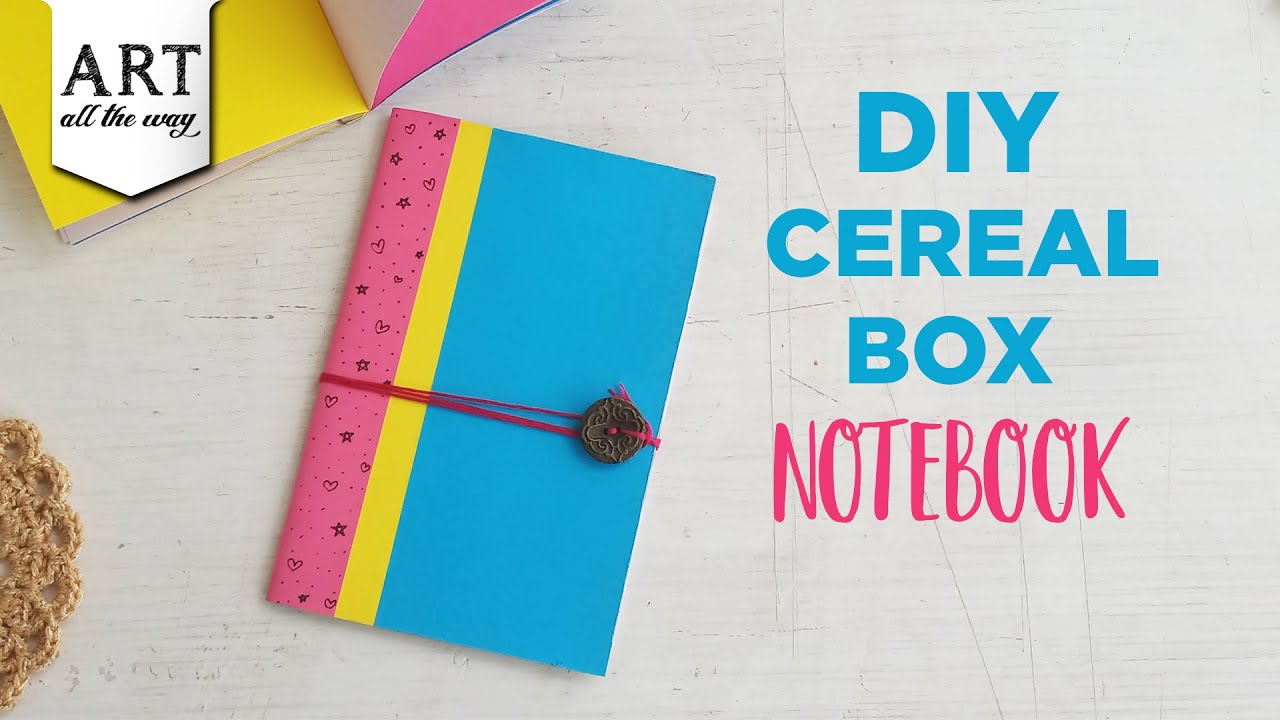 DIY Cereal Box Notebook | Simple Notebook Design | Best out of waste