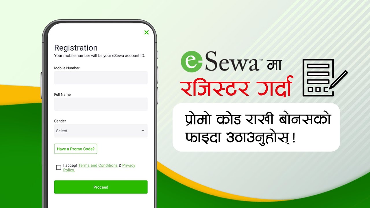Register to eSewa using Promo Code & Enjoy Bonus!