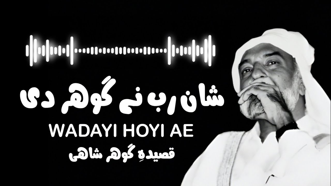 Shan Rabb Ne Gohar Di Wadayi Hoyi Ae | Qaseeda e Gohar Shahi