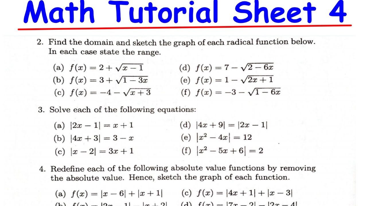 FunctionsTutorial Sheet 4-2024