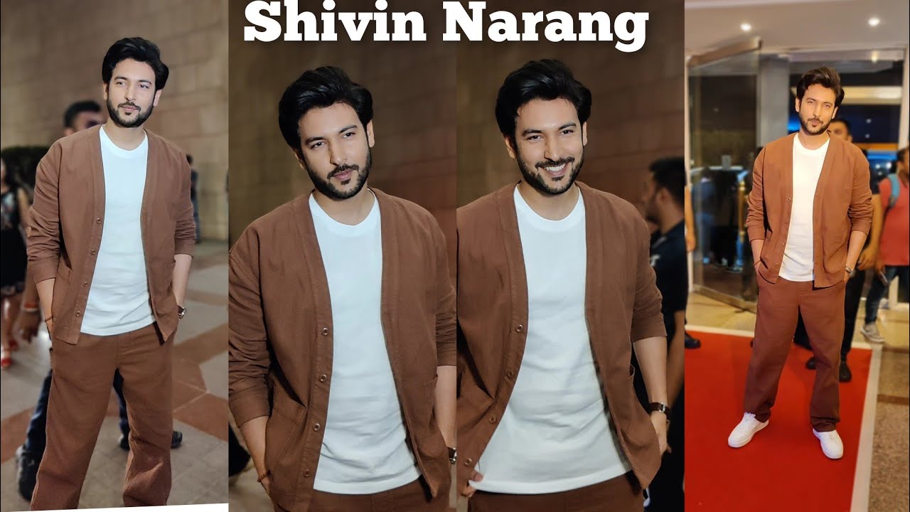 Shivin Narang Entry at The Indian Telly Awards by Telly Chakkar looks Handsome and Cool Dude