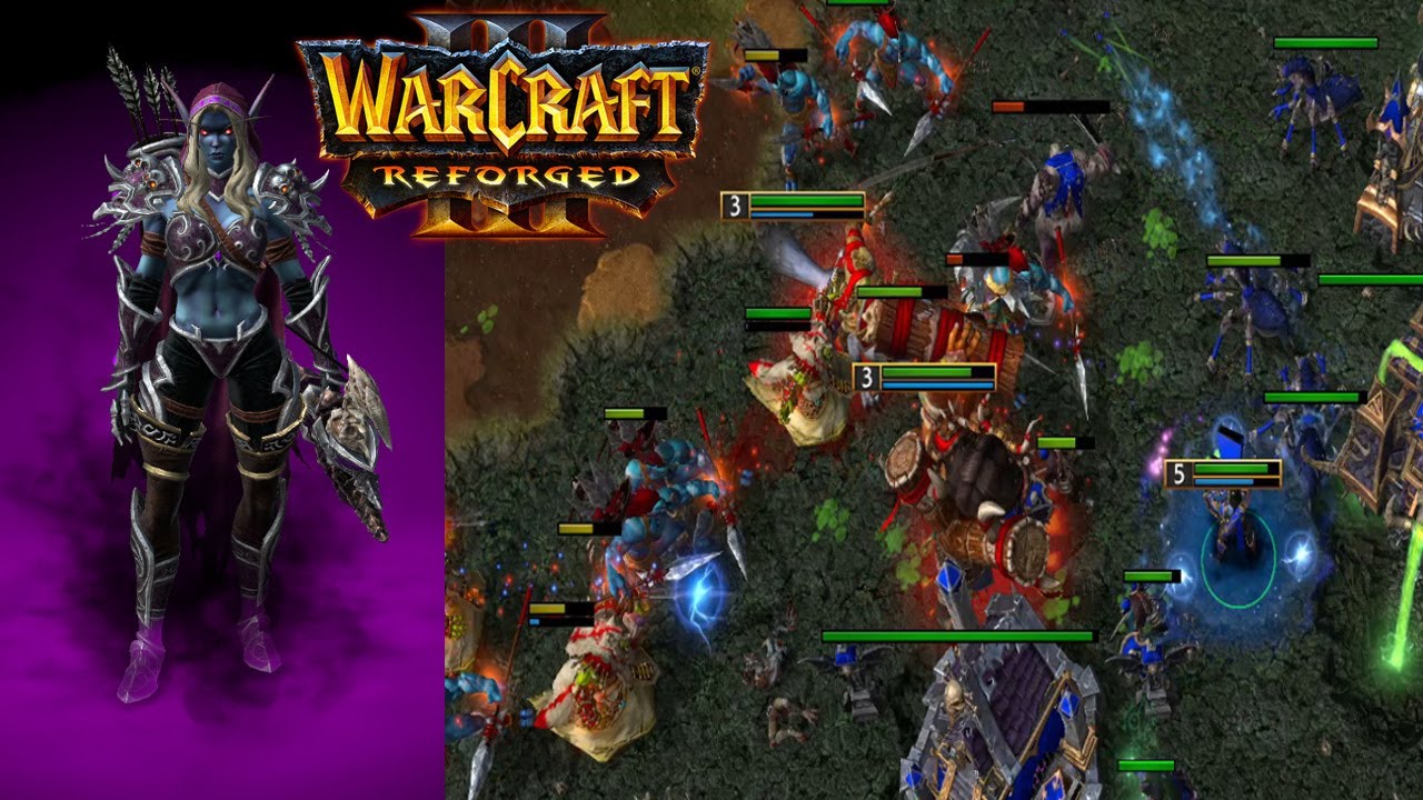 Dark Ranger⚫Undead vs Orc 1vs1 Warcraft 3 Reforged⭐Deutsch/German⭐Full WC3 Gameplay