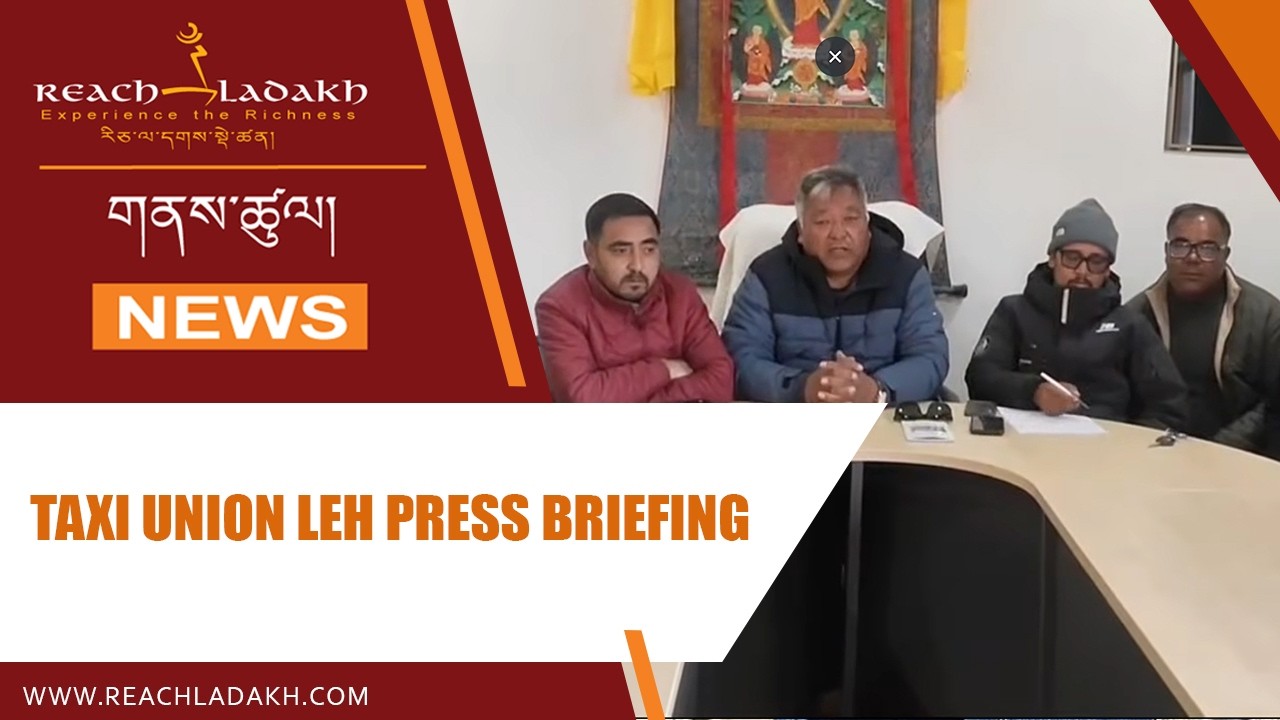 Taxi Union Leh Press briefing