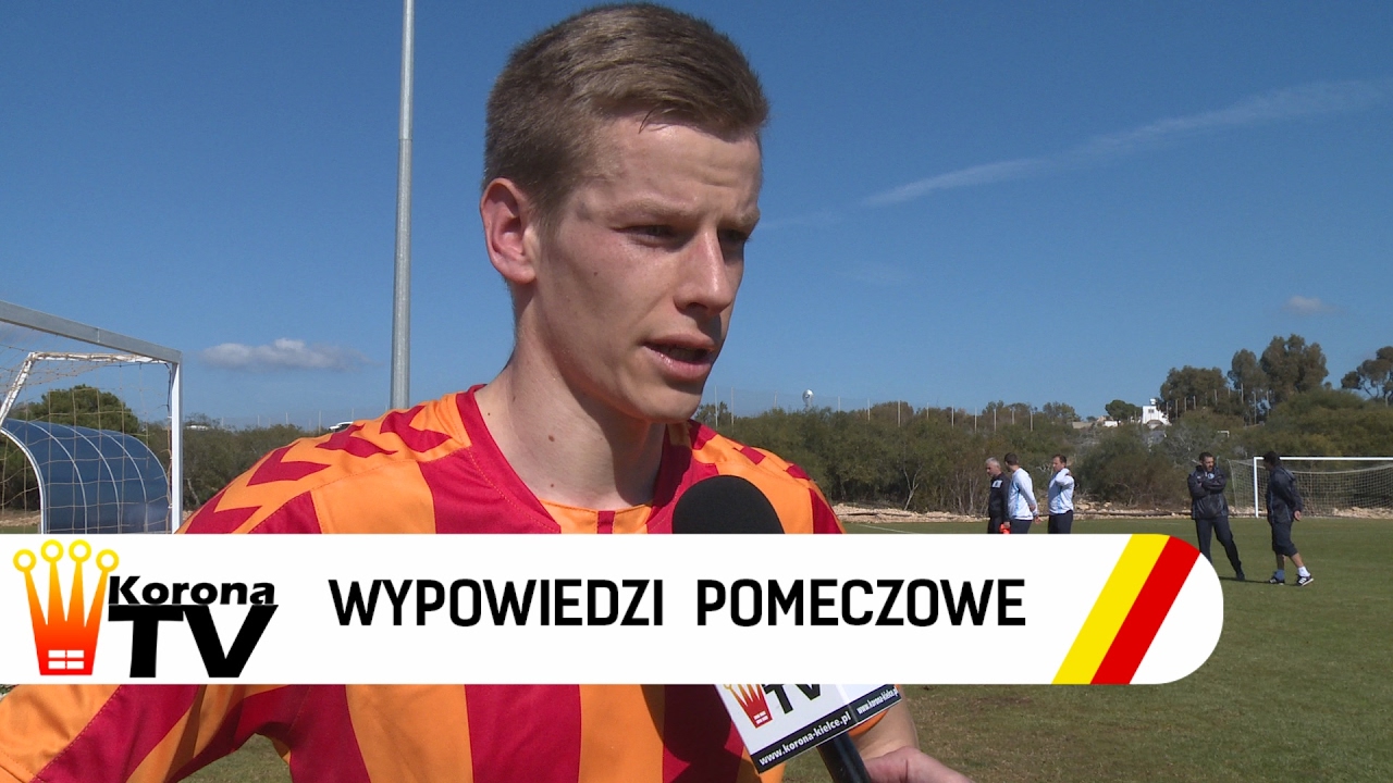 Jakub Żubrowski po sparingu Korona Kielce - FK Rad Belgrad 1:5 (03.02.2017 r.)