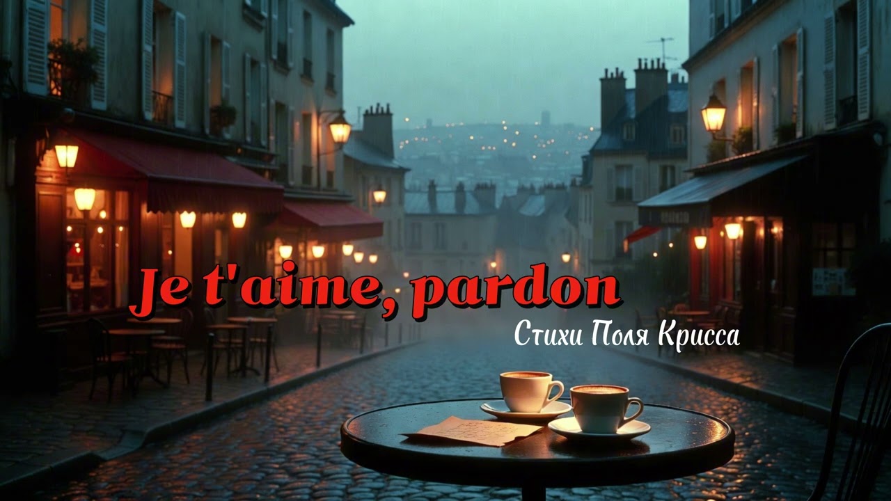 Песни для души - Je t'aime, pardon (Песня о любви)