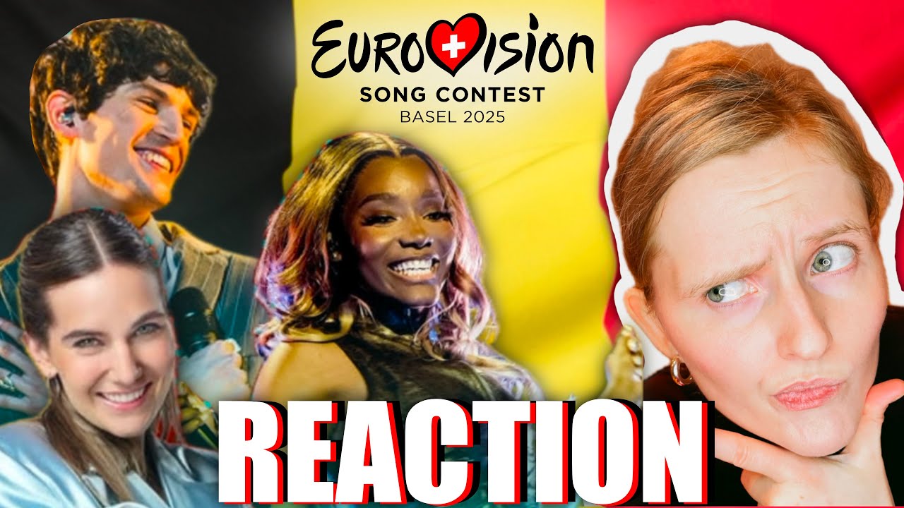 FIRST REACTION: Grace, Le Manou og Leez 🇧🇪 | BELGIUM | EUROVISION | Eurosong 2025