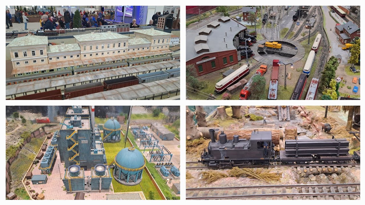 Modellbahnanlagen auf der « Faszination Modellbahn » in Mannheim 2023