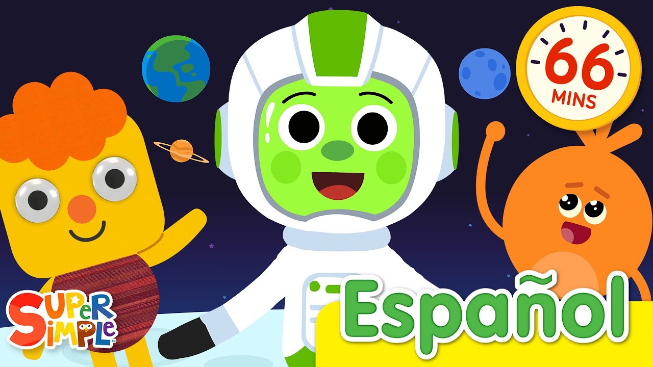 Vamos En La Nave Espacial Y Más | Canciones De Verano Para Niños | Super Simple Español