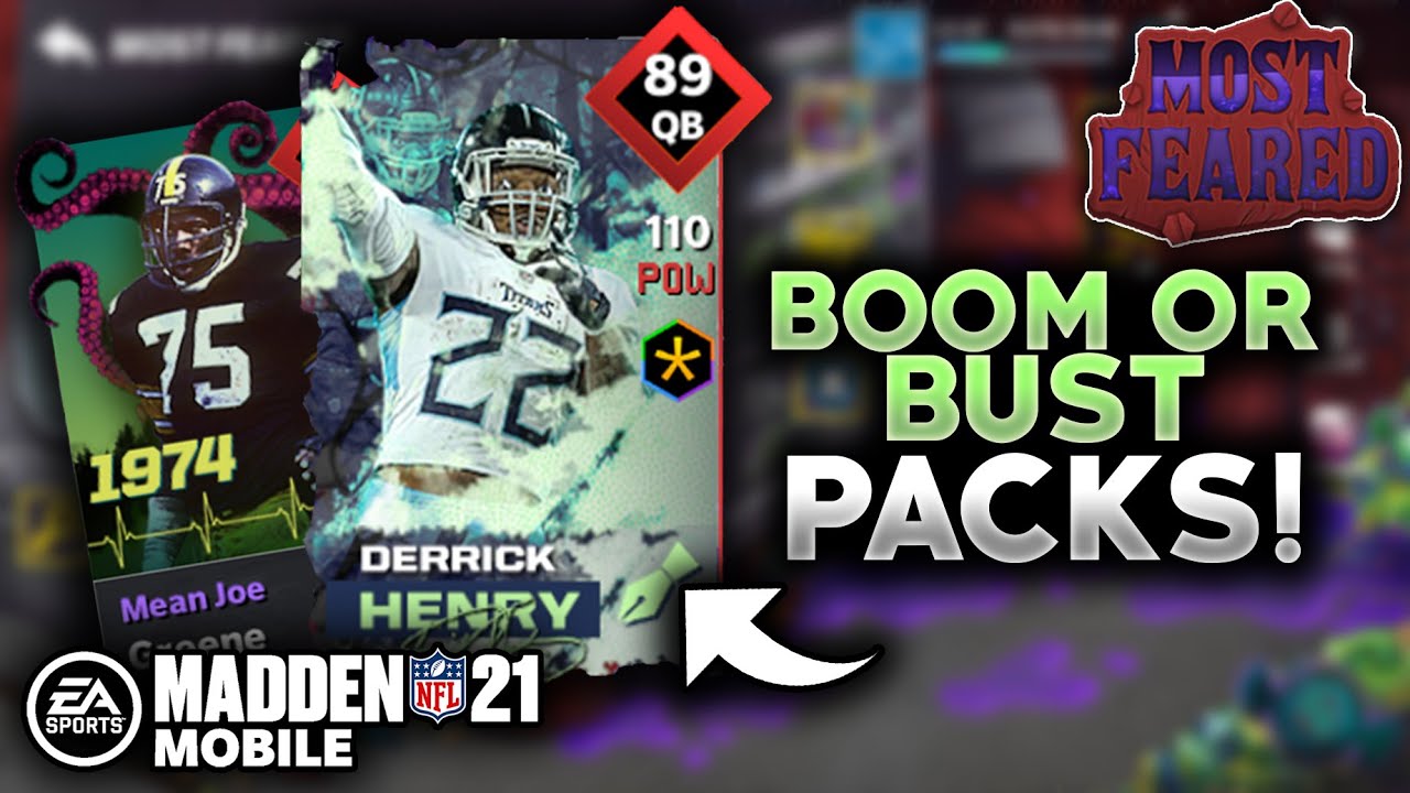 BoB PACKS for LTD Most Feared Players! - Madden Mobile 21