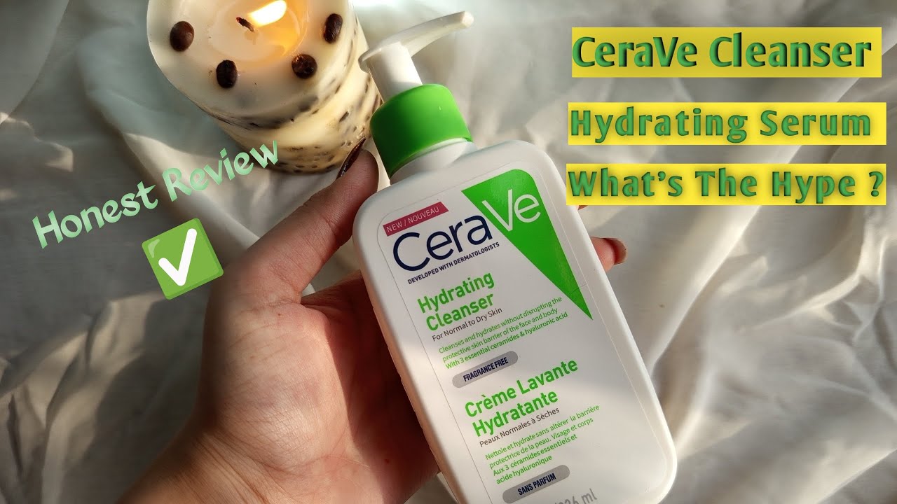 CeraVe Hydrating Cleanser Review | Best Face Wash for Dry & Sensitive Skin 