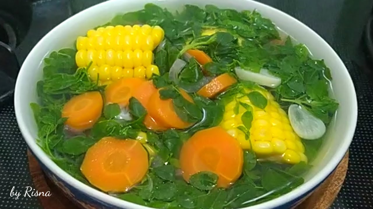 Murah Seger Simple dan Sehat  || sayur bening daun kelor wortel