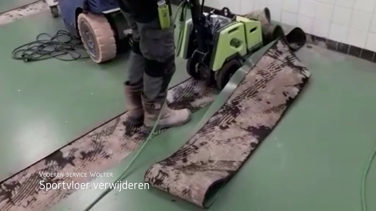 Sportvloer verwijderen - Vloeren service Wolter 06-52649524