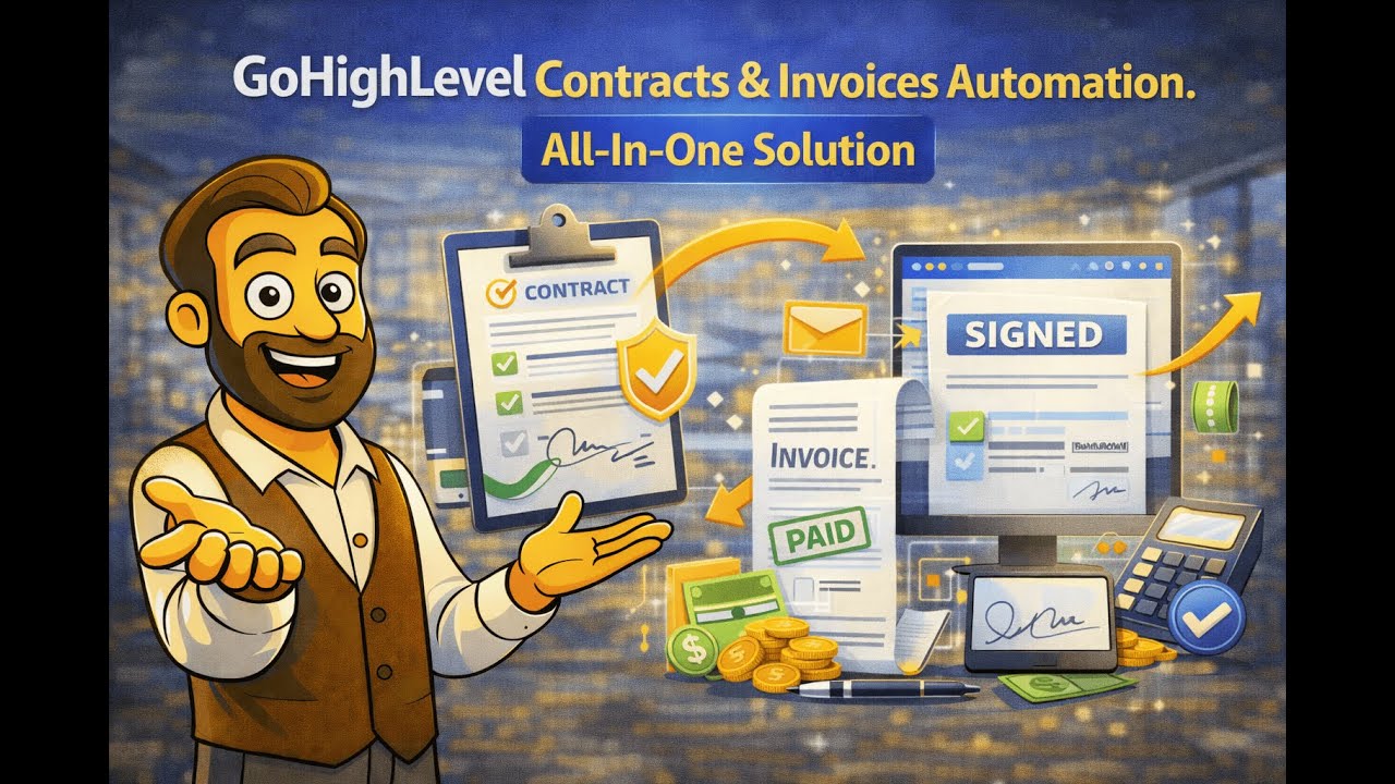 GoHighLevel Contracts & Invoices Automation | Complete Setup Tutorial