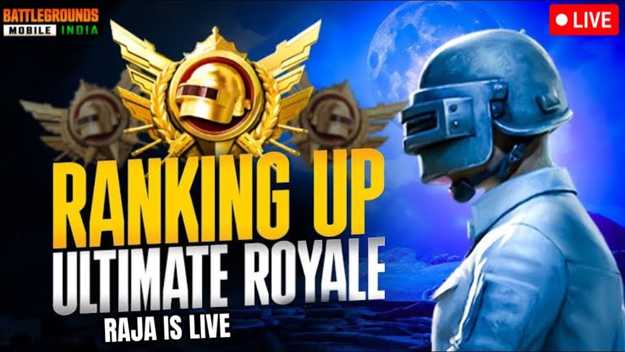 BGMI Ultimate Royal Rank Push  Legend Grind Live 🔥
