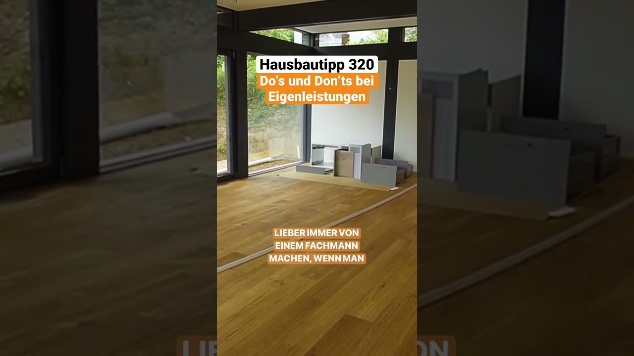Hausbau mit Eigenleistung: diese Gewerke sind sinnvoll