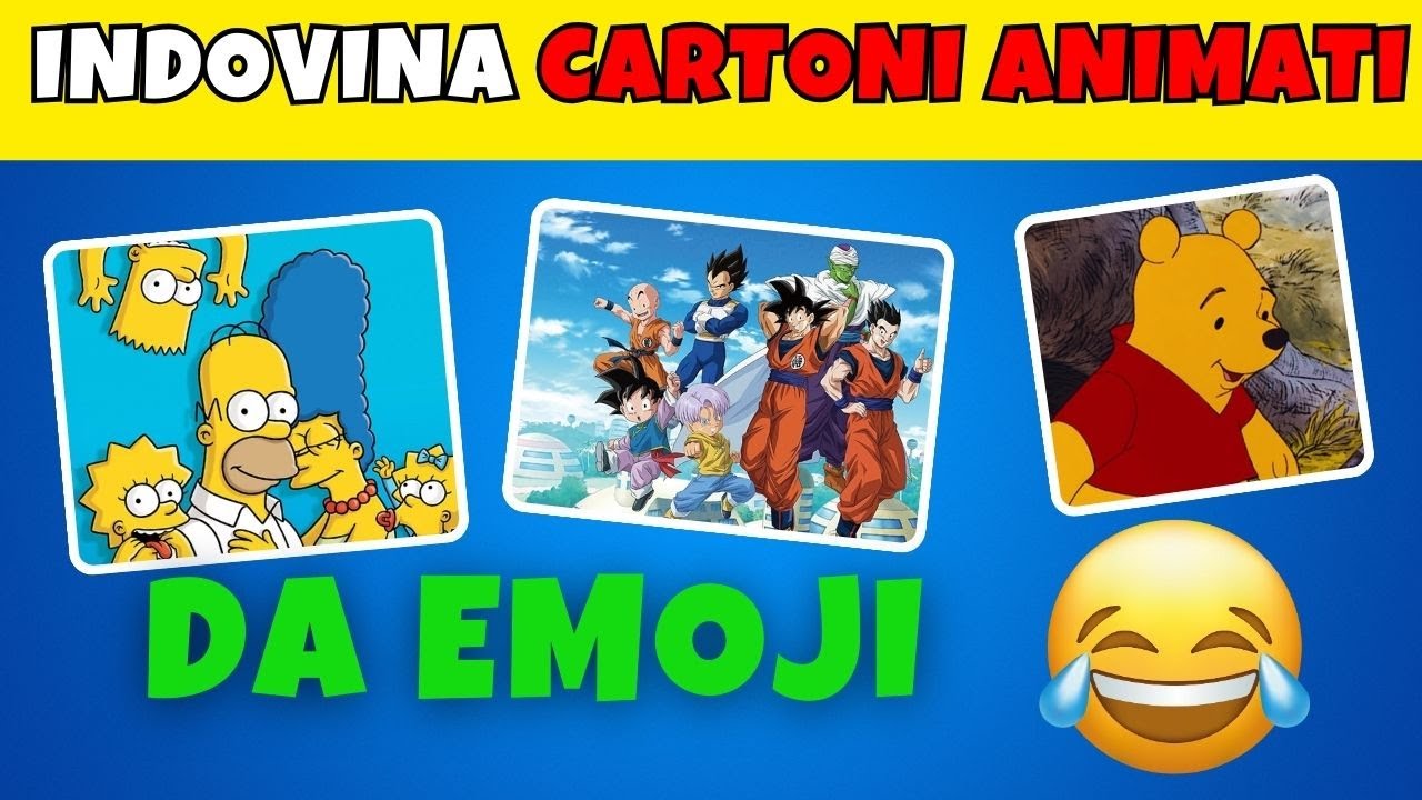 Indovina Tutti i Cartoni dagli Emoji 🎪 Super Quiz Challenge