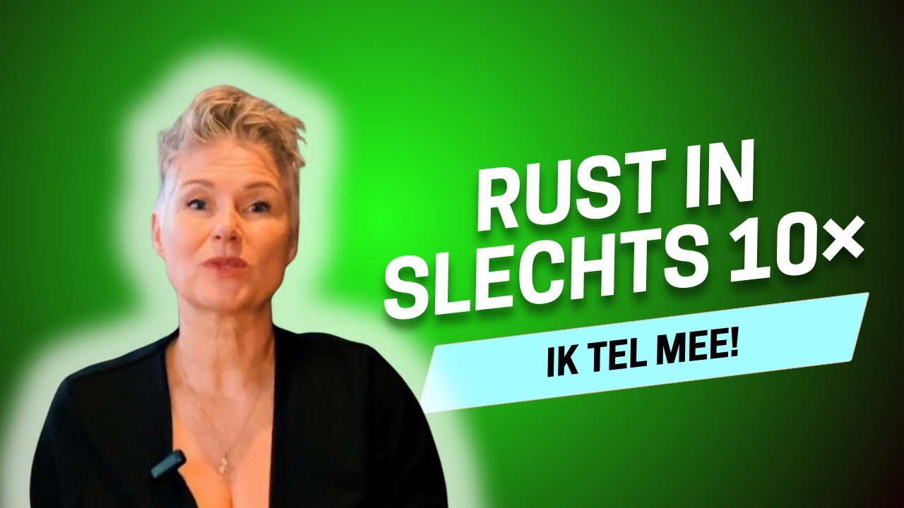 Emoties kalmeren in 10 ademhalingen (ik tel mee)