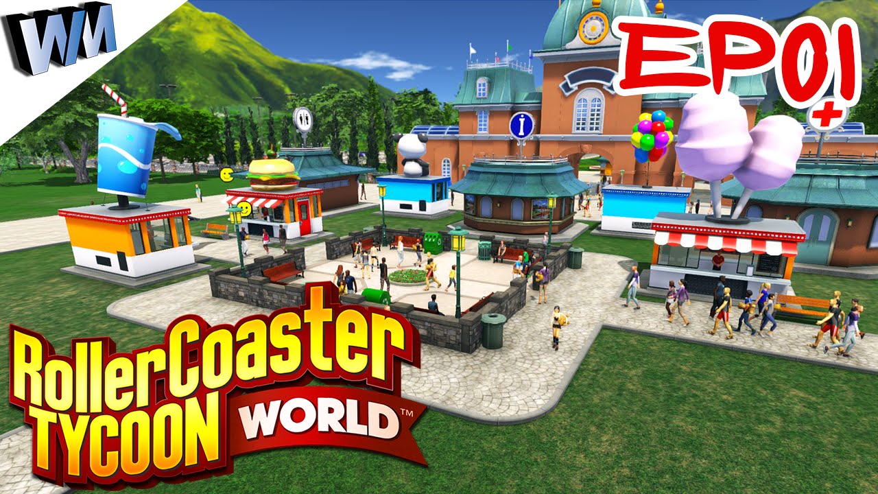 RollerCoaster Tycoon World EP01 - Frollocking WitMan Gameplay