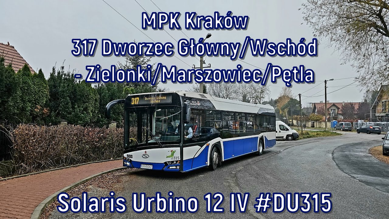 MPK Kraków - linia 317, Solaris Urbino 12 IV #DU315