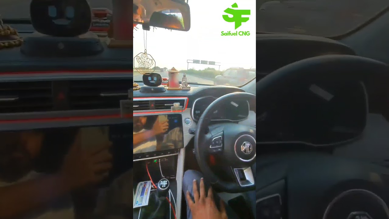 MG Astor CNG Average Test 🔥 | Saifuel Vadodara | Call for more 9104040505