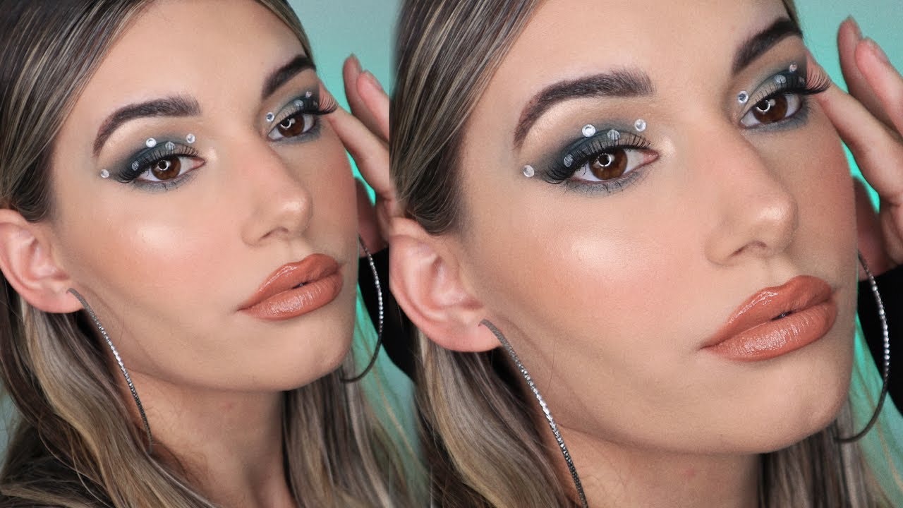 5 Days of Fall | Jewelled Green Makeup Tutorial