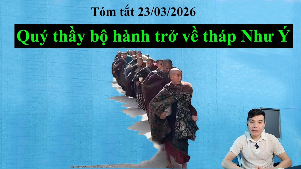 T&oacute;m tắt thầy Minh Tuệ 23 th&aacute;ng 03 năm 2026