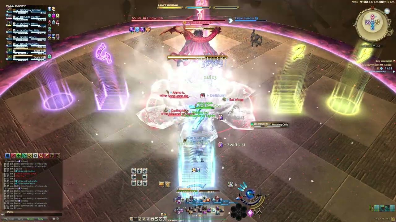 FFXIV M12SP2 PF Week 1 First Clear Black Mage POV [Patch 7.4]