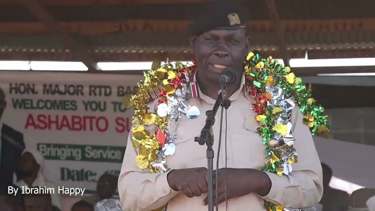 Mandera CC Henry Ochako grand welcome for the new DCC for Ashabito