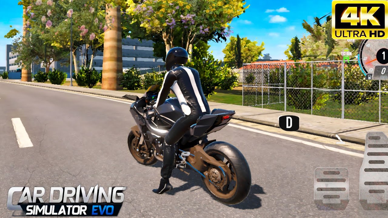 Kawasaki Ninja H2R - Car Driving Simulator: EVO Gameplay