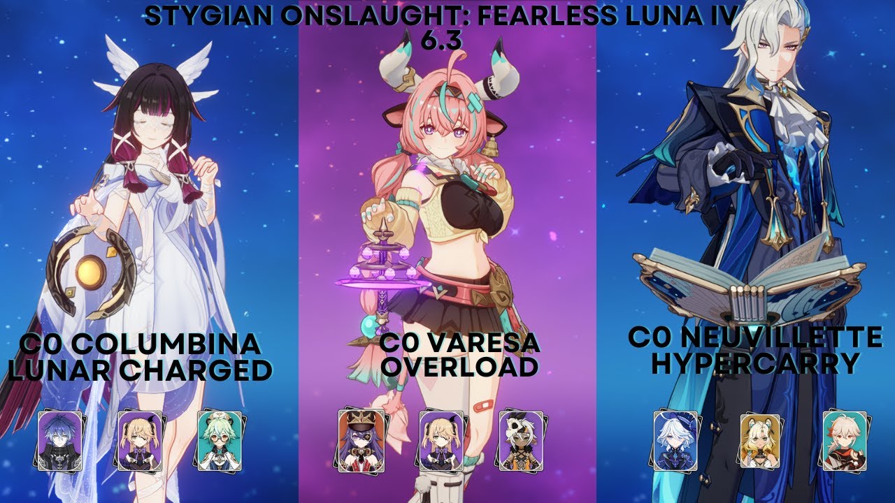 Stygian Onslaught LV 5 Fearless | Genshin Impact Luna IV (6.3)