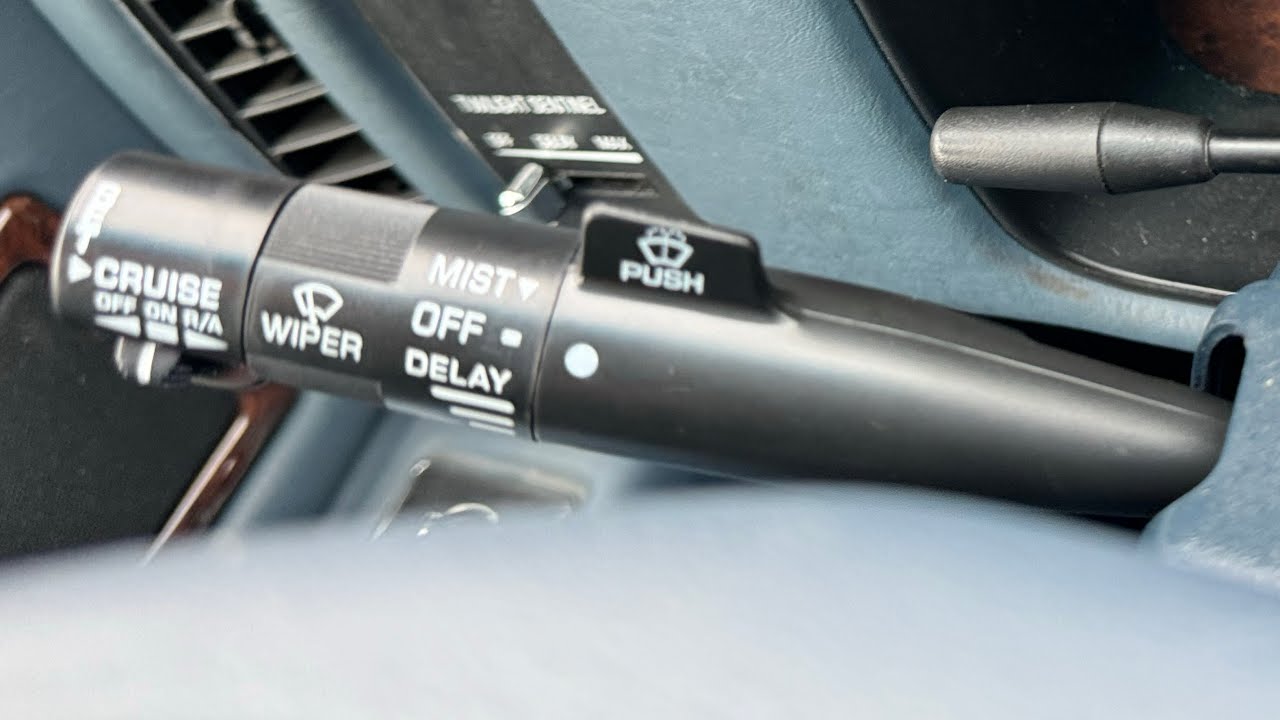 1995 Cadillac Fleetwood turn signal multifunction cruise control lever install 1A Auto p/n SWA41769￼