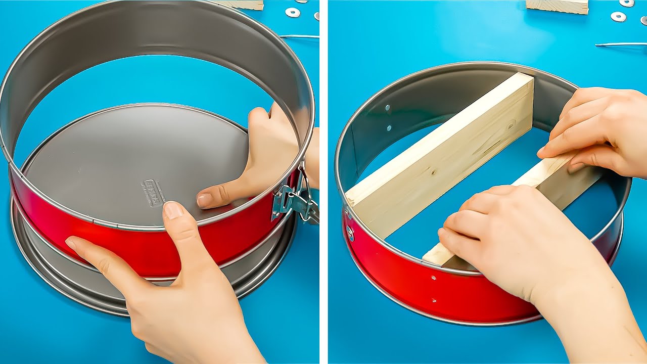 ¡No tires tus viejos moldes para pasteles! Grandes ideas para reciclar