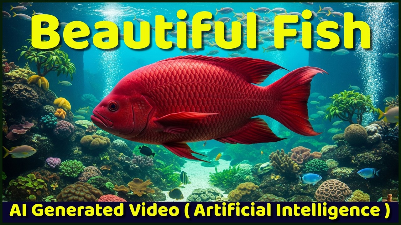 Relaxing Fish Aquarium | Calming Water Sounds🐠
