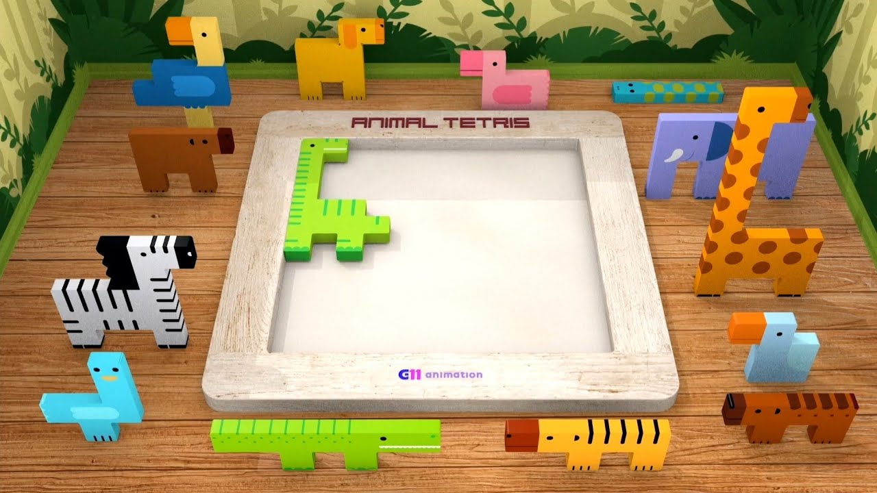 The animal Tetris puzzle