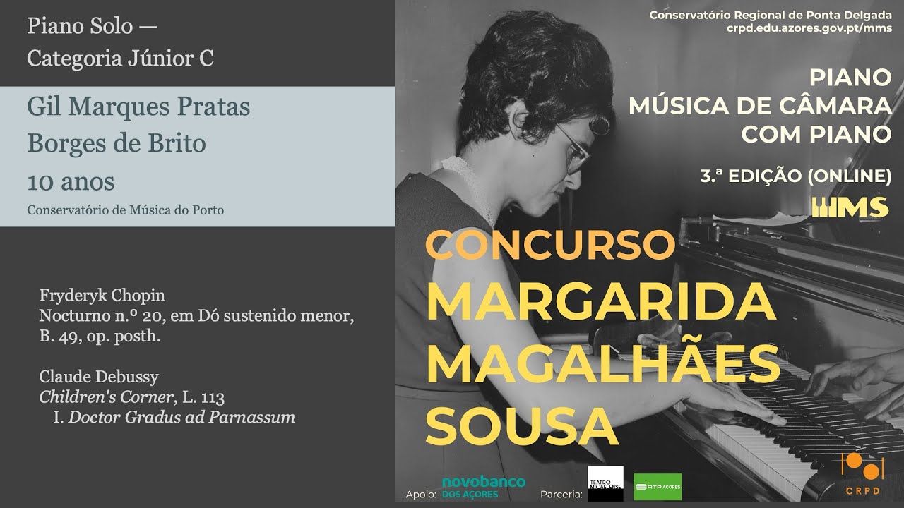 Gil Brito | Piano Solo, Categoria J&uacute;nior C