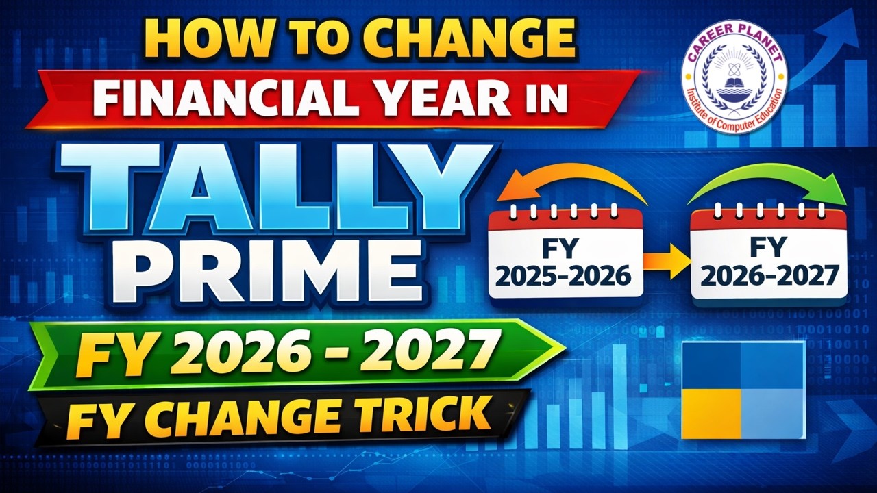 Change Financial Year in Tally Prime Easily 🔄 | Full Tutorial
