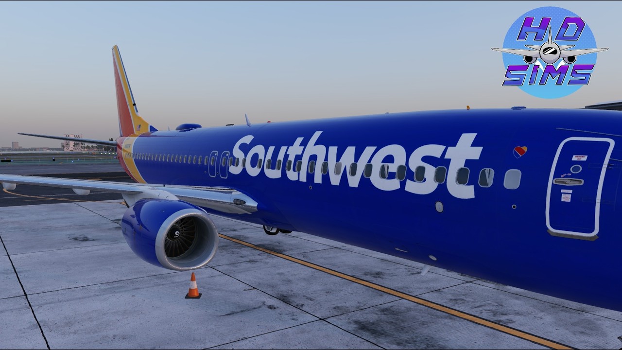 SWA Real World Ops Test Flight | San Francisco - San Diego | XP12.4.1