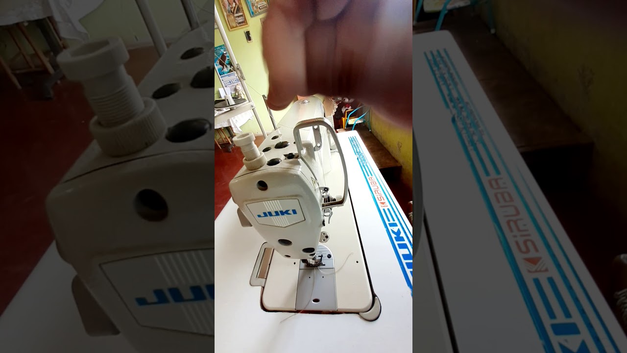Partes principales de la máquina recta