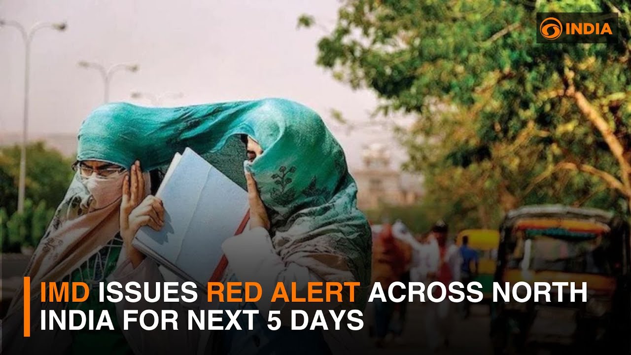 IMD issues red alert across north India for next 5 days | DD India