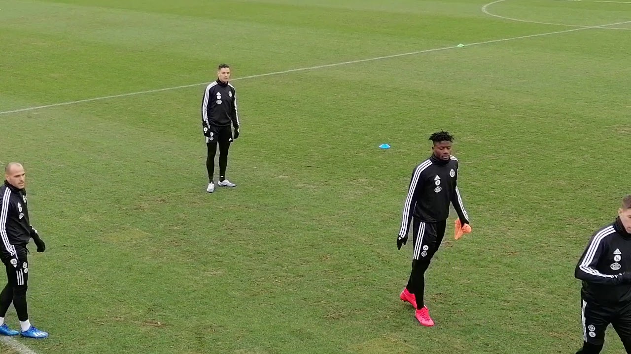 Primer entrenamiento de Ben Arfa con el Real Valladolid