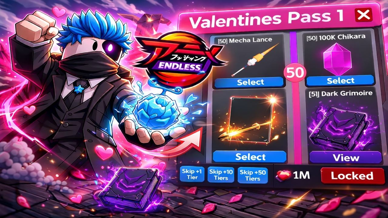 GETTING THE NEW OP VALENTINES PASS IN AFSE! (New Tiers)