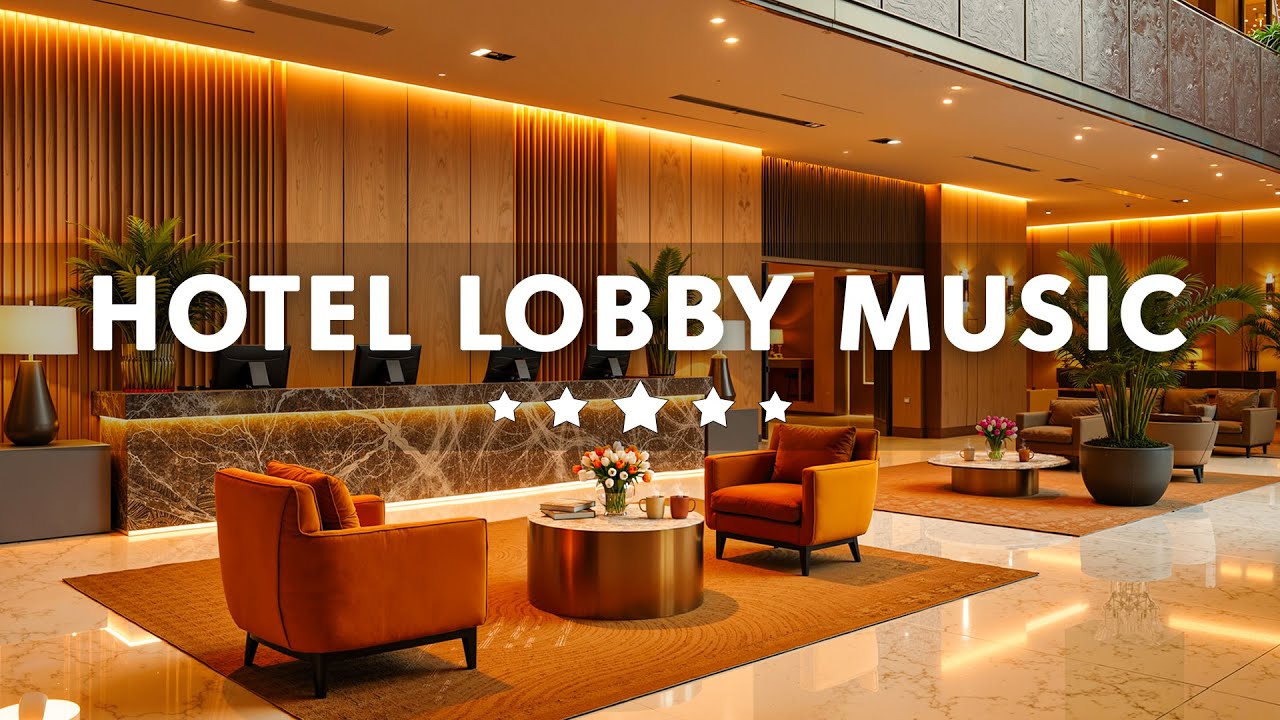 Hotel Lobby Music - Relaxing Jazz Saxophone Instrumental & Soft Background Music for Stress Relief