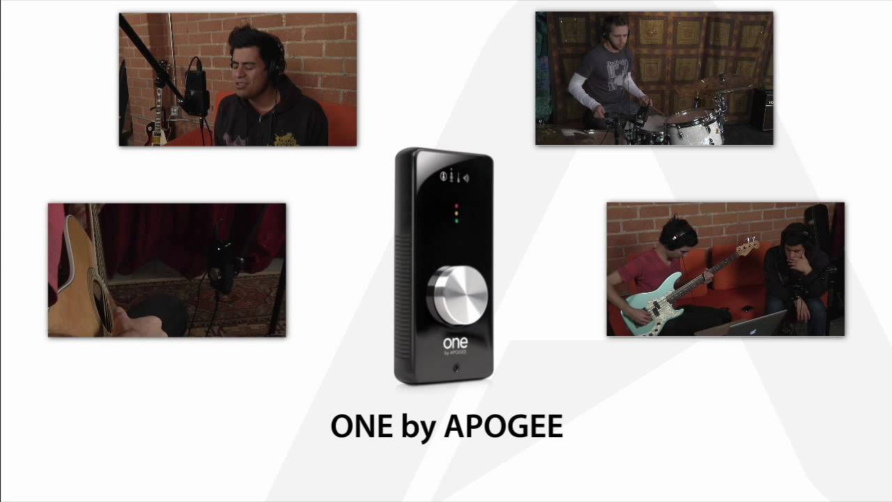 Recording a song with GarageBand and Apogee ONE