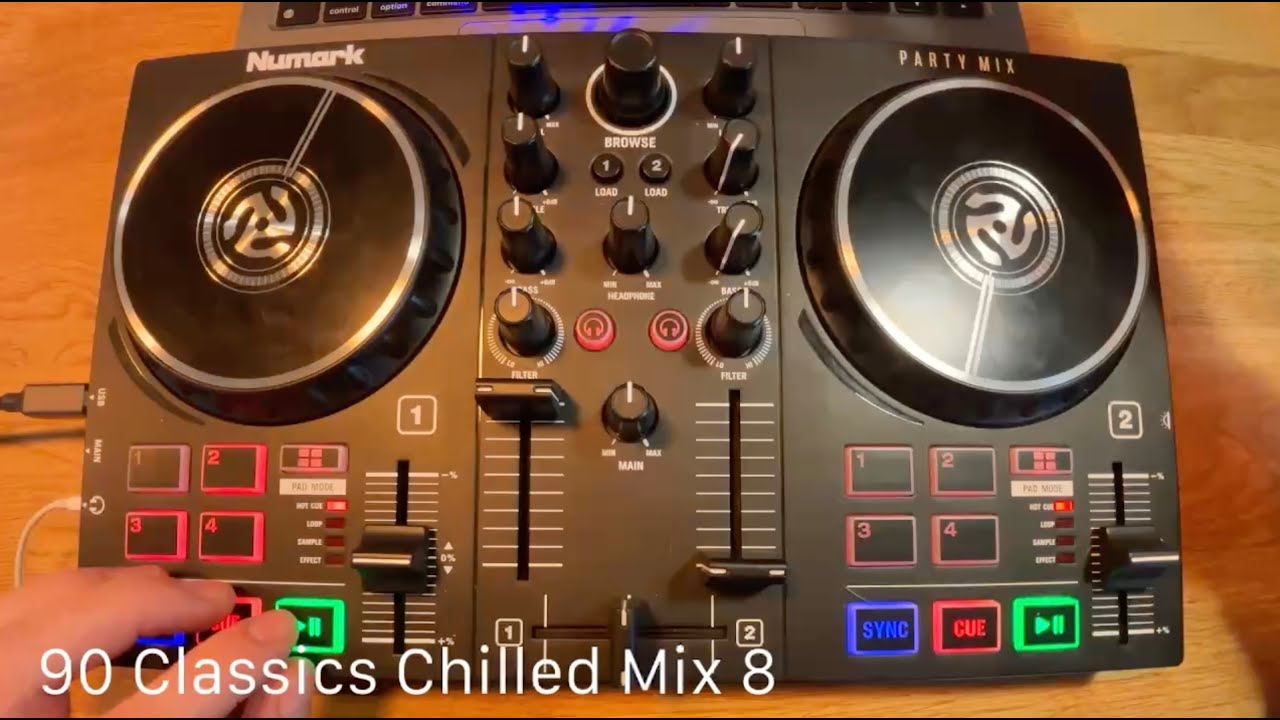 90s Classics Mix 8 - Numark Party Mix Live -  Chicane, York, Stretch & Vern, Orbital, Josh Wink