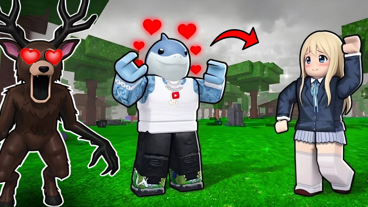 KIZ ARKADAŞIMA OYUNU &Ouml;ĞRETTİM!???? - ROBLOX ORMANDA 99 GECE