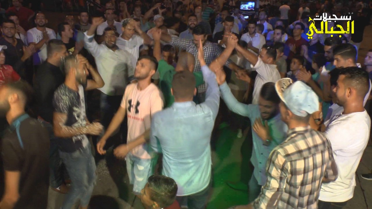 الفنان نعمان الجلماوي افراح ال قطناني استقبال العريس اسامة -حفلة 2017HD(تسجيلات الجباليJR)