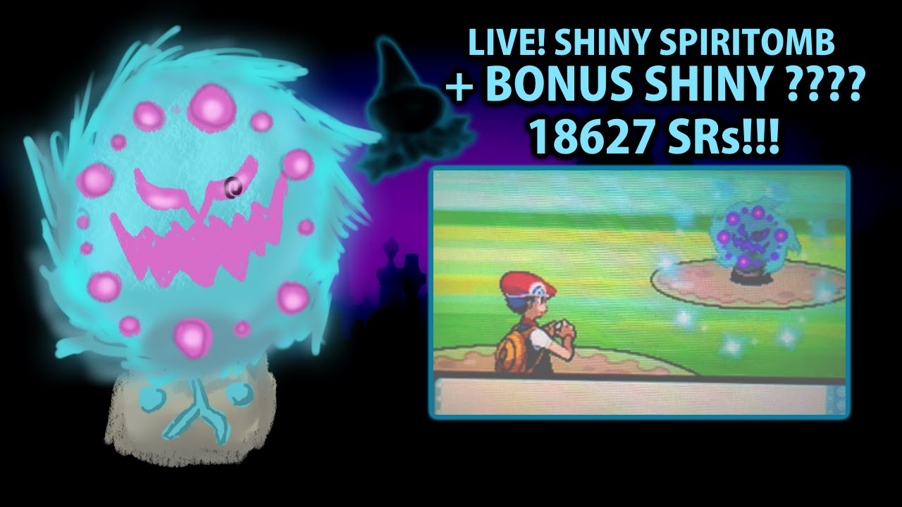 354 - LIVE! Shiny Spiritomb in Diamond after 18,627 SRs! + Bonus Shiny??????